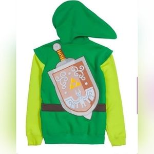 ZELDA/LINK // Zip up Hoodie // Nintendo